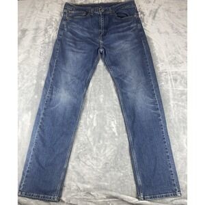 Levi's Levi Levis Men's 505 Straight Leg Regular Fit Blue Jeans Size 34 x‎ 34
